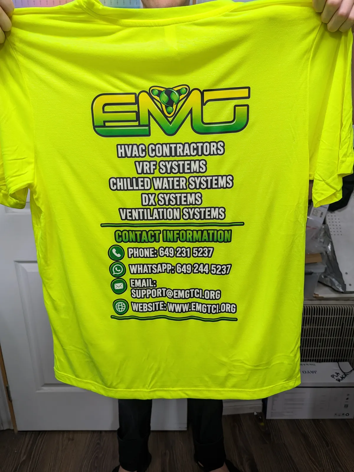 T-shirts de travail haute visibilité