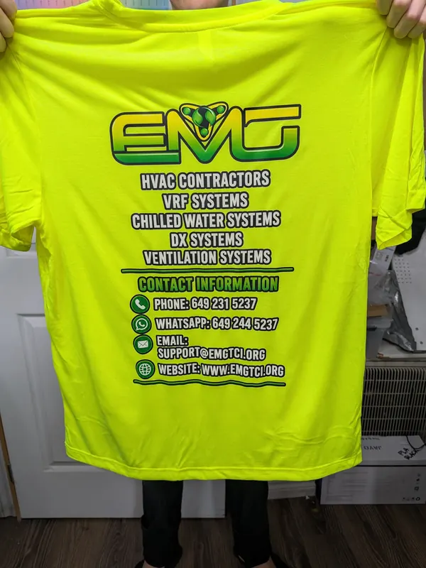 Hi-vis work tees
